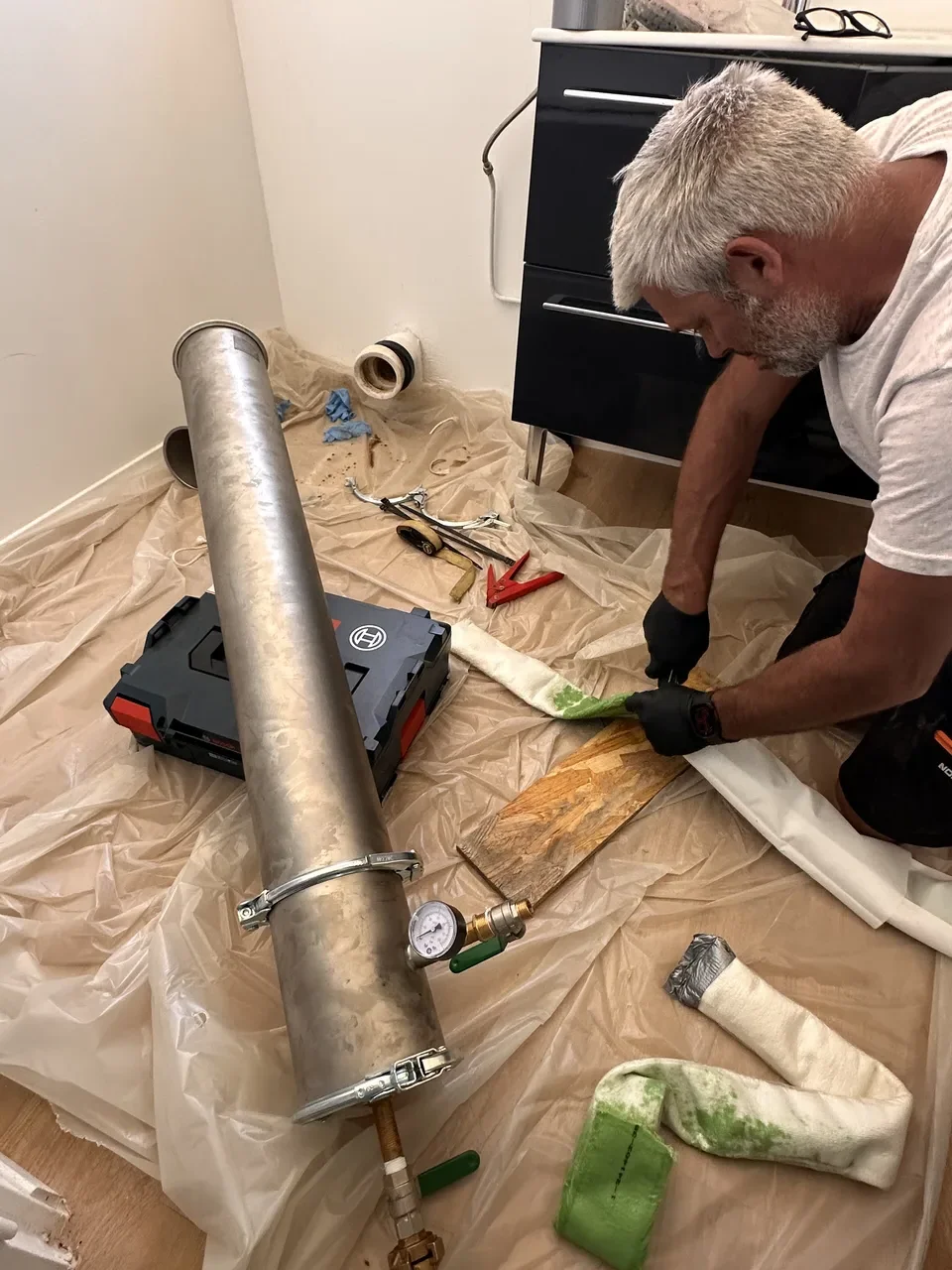 Préparation chemisage — ARC Assainissement