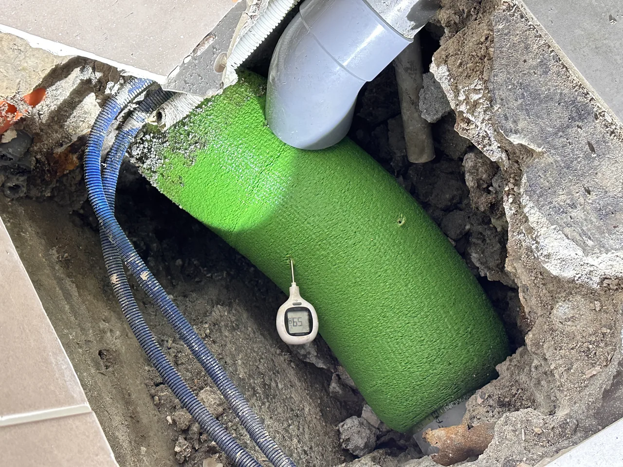 Résultat avec sonde — ARC Assainissement