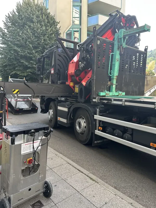 Camion et matériel ARC Assainissement — copropriété Dauphine Gap