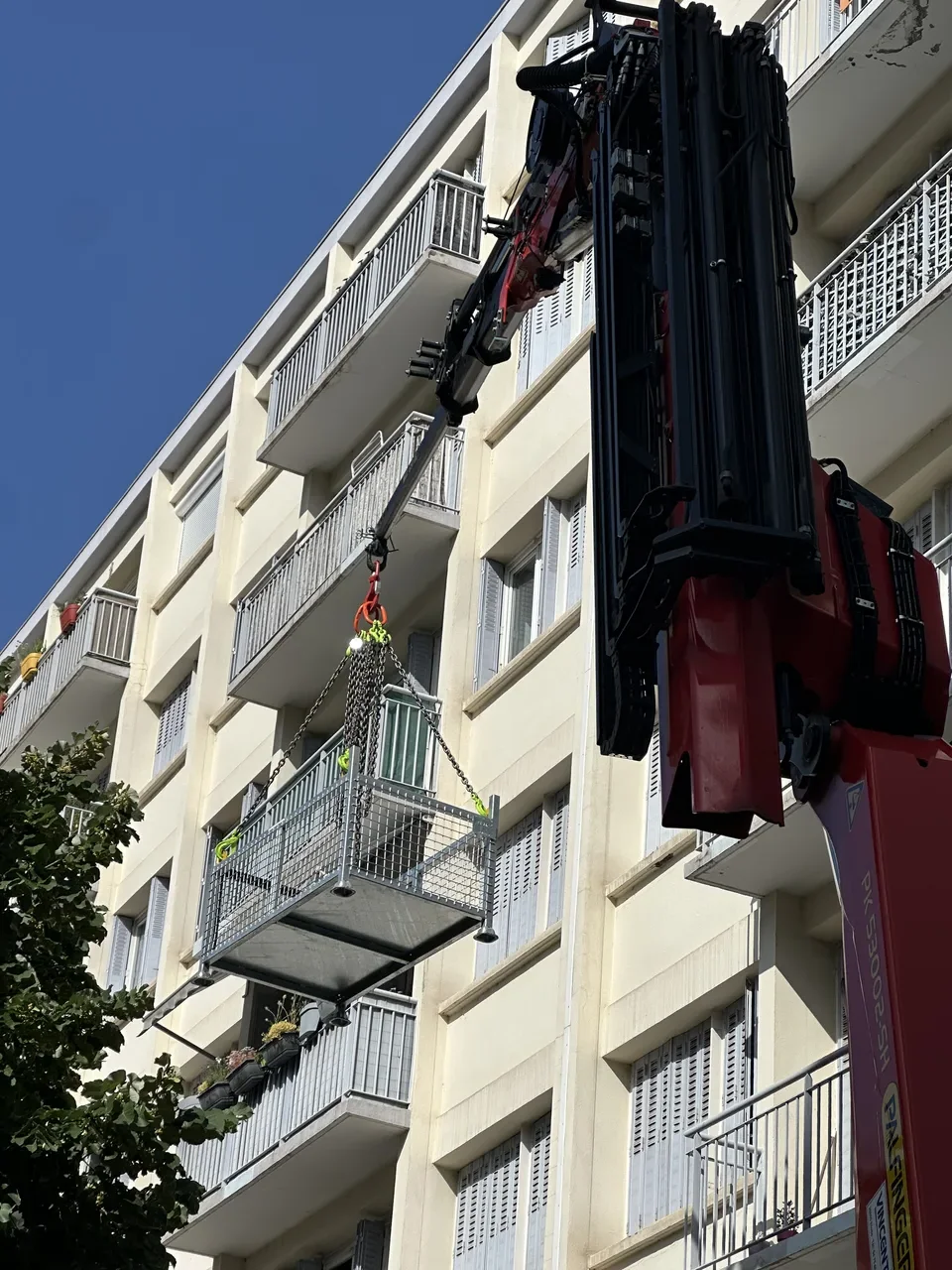 Nacelle suspendue — ARC Assainissement