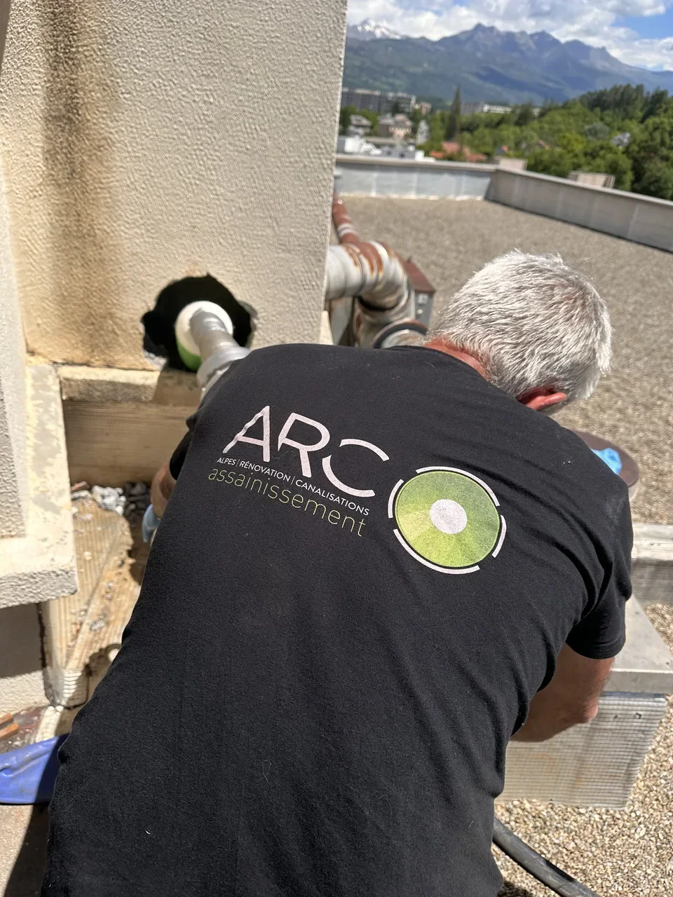 Logo ARC dos — ARC Assainissement