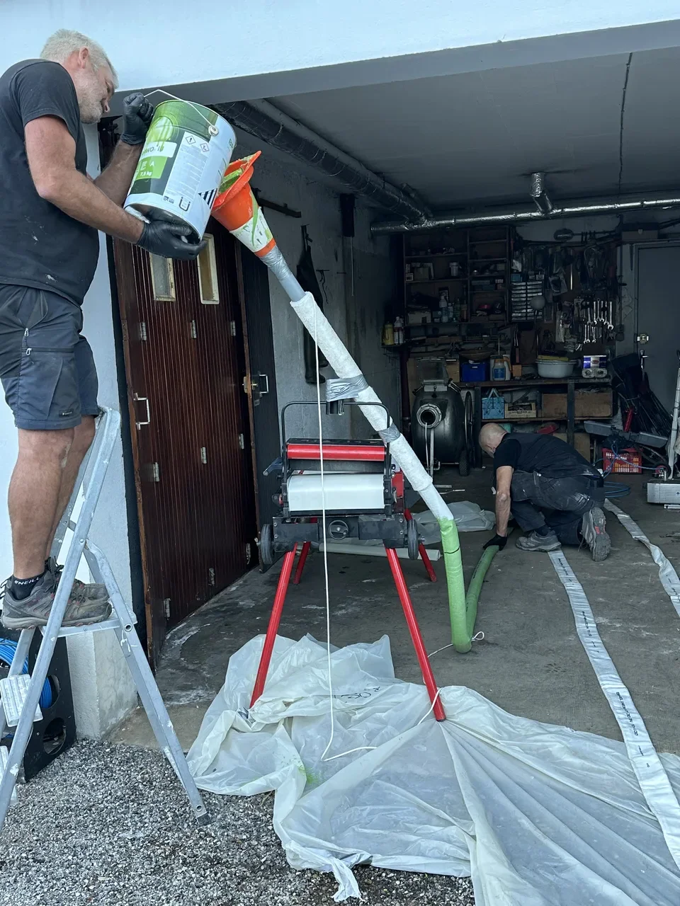 Sous-sol setup — ARC Assainissement