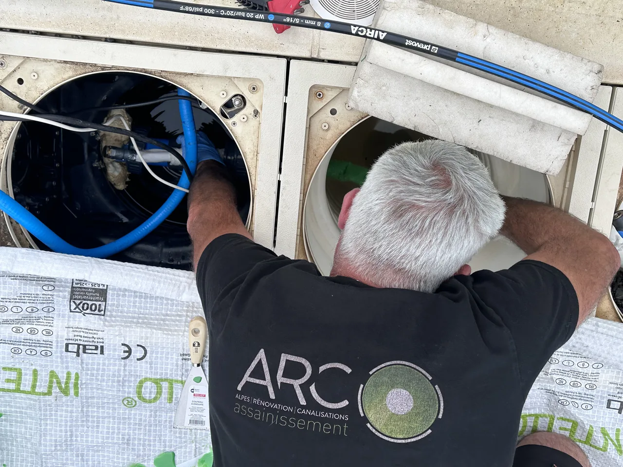 Logo ARC dos — ARC Assainissement