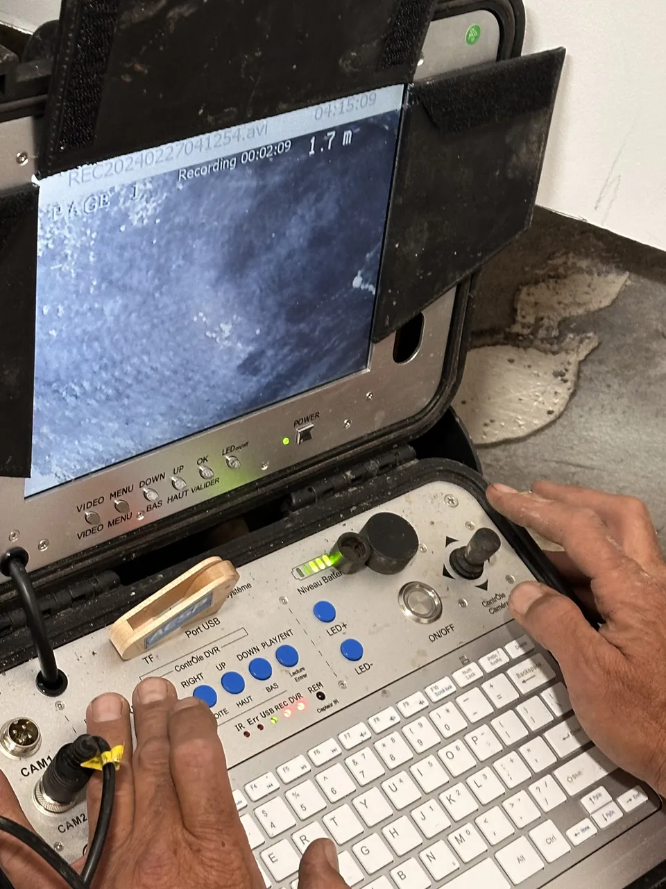 Écran caméra — ARC Assainissement